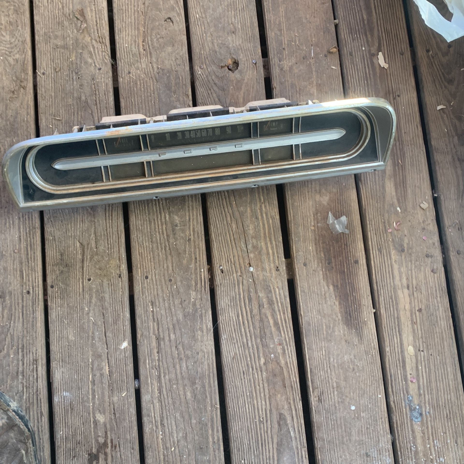 Ford Bumpside Truck Dash Cluster
