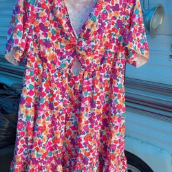 2x floral dress