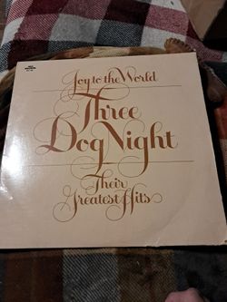 Three dog night joy to the world greatest hits LP autograph