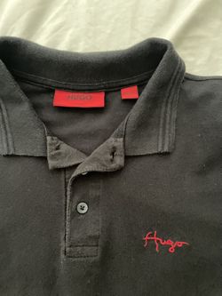 black hugo boss polo