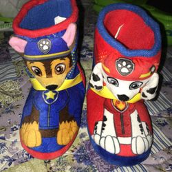 Paw patrol boot slippers 7/8 toddler