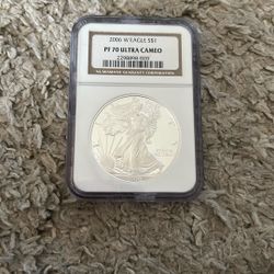 2006 W Proof American Silver Eagle Proof PF70 UC