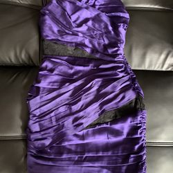 Express Size 6 Dress Purple Lightly Worn