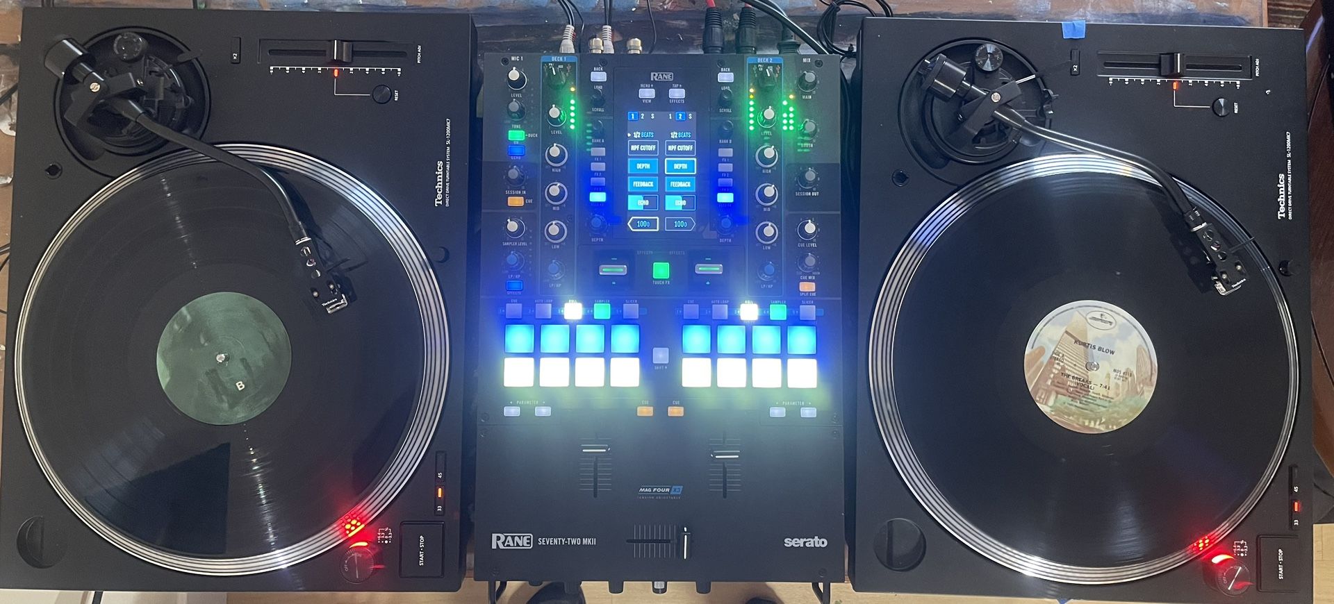 Technics 1200 Mk7 And Rane Mixer