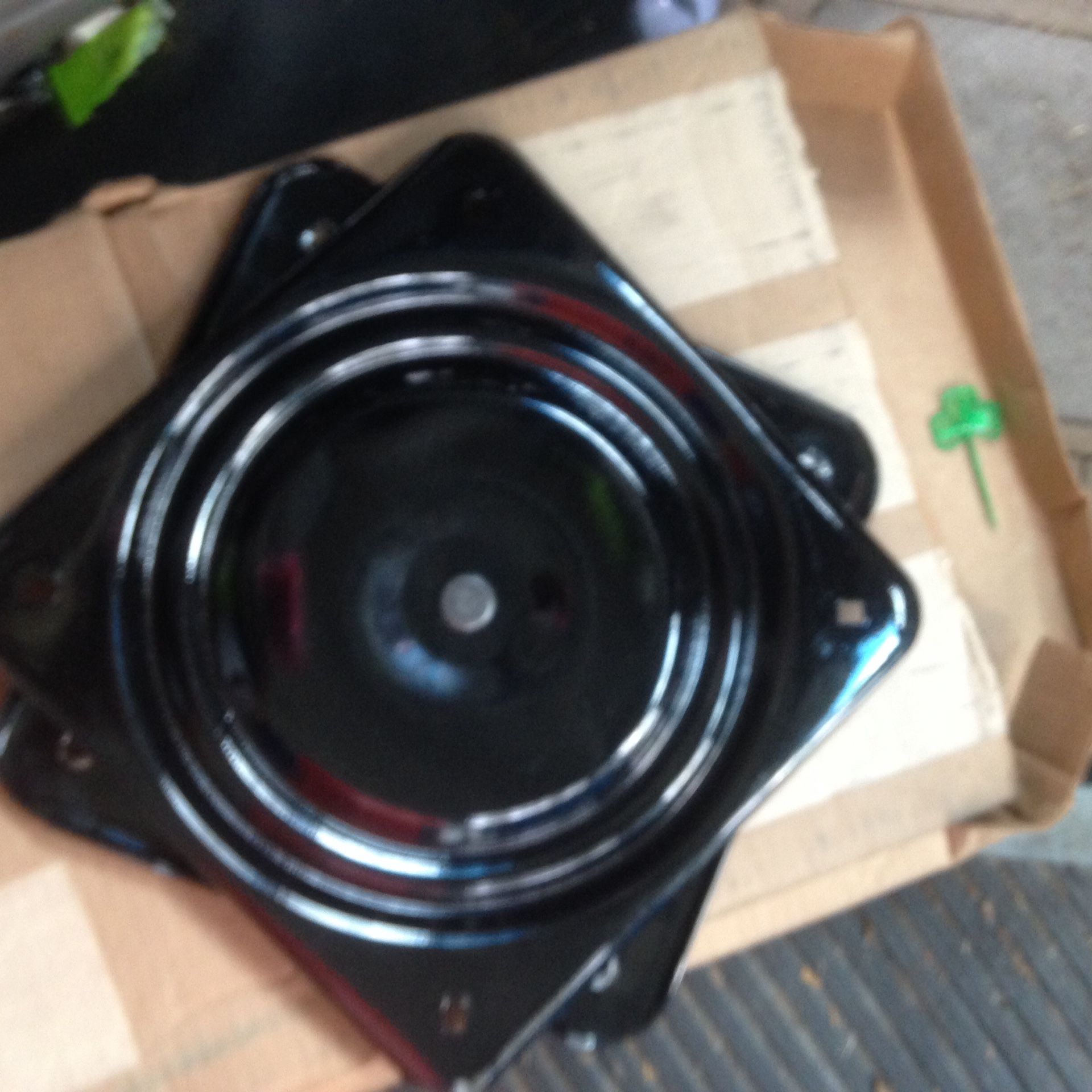 Swivel plates for boat or tractor seats