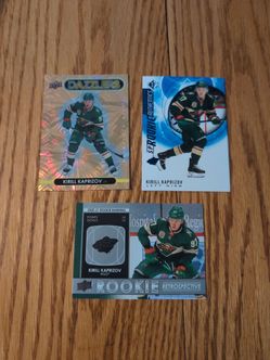 Kaprizov 3 card pack
