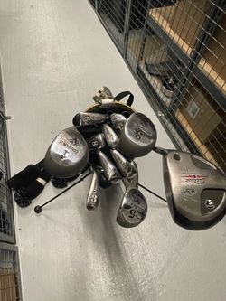 Complete Golf Club Set with Stand Bag – Cougar II Irons/Woods + Titleist Driver