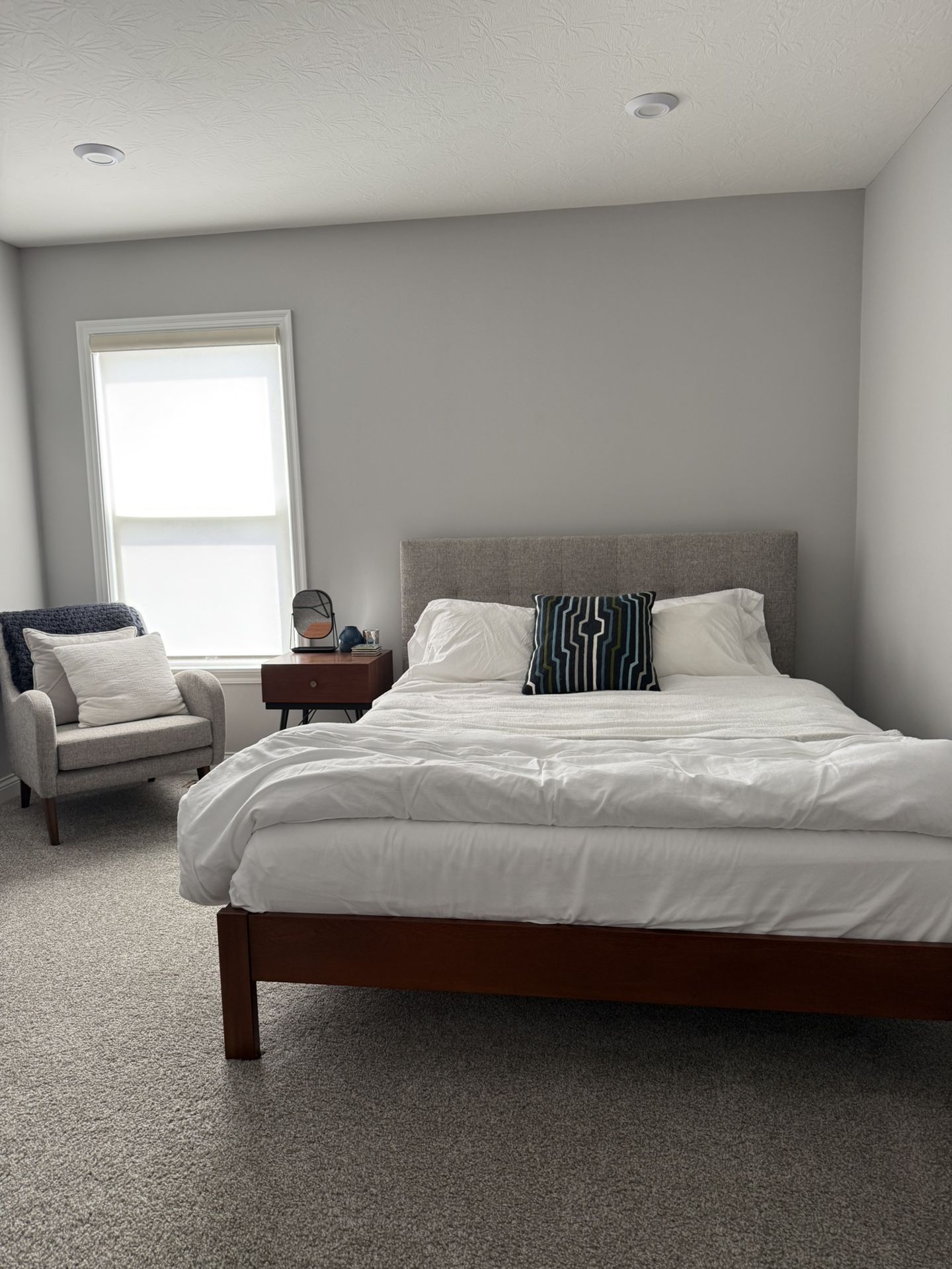 Bedframe and Headboard - West elm $400