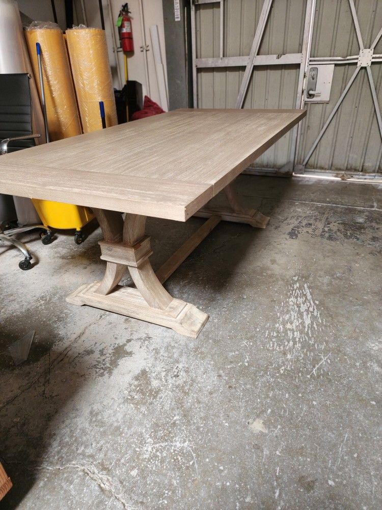 Grey Dining Table - Extendable