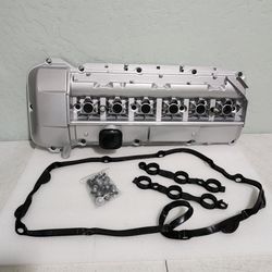 Aluminum Engine Valve Cover Kit 111(contact info removed)9 for 2003-2006 BMW 325i 525i X3 X5 Z4