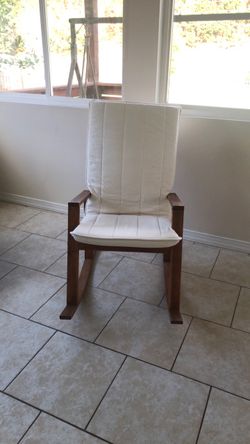 Wood Patio Rocking Chair