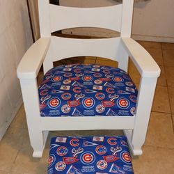 Cubbies Rocking Chair & Foot Stool