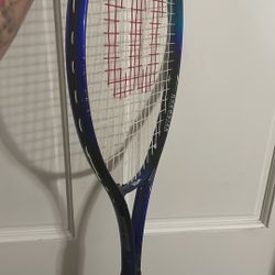 Good Condition Wilson, Tennis Racket Blue With Case