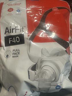 The All New ResMED Airfit F40 Size Medium With Small Headgear Full Face Mask