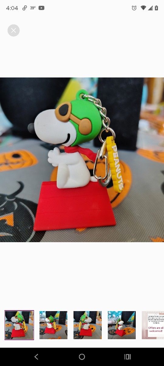 Snoopy keychainnever been used, in amazing condition
made in 2024
he's so adorable!