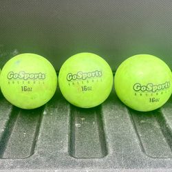 16 oz weighted baseballs- training, hitting, throwing