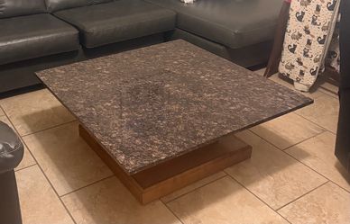 Granite coffee table