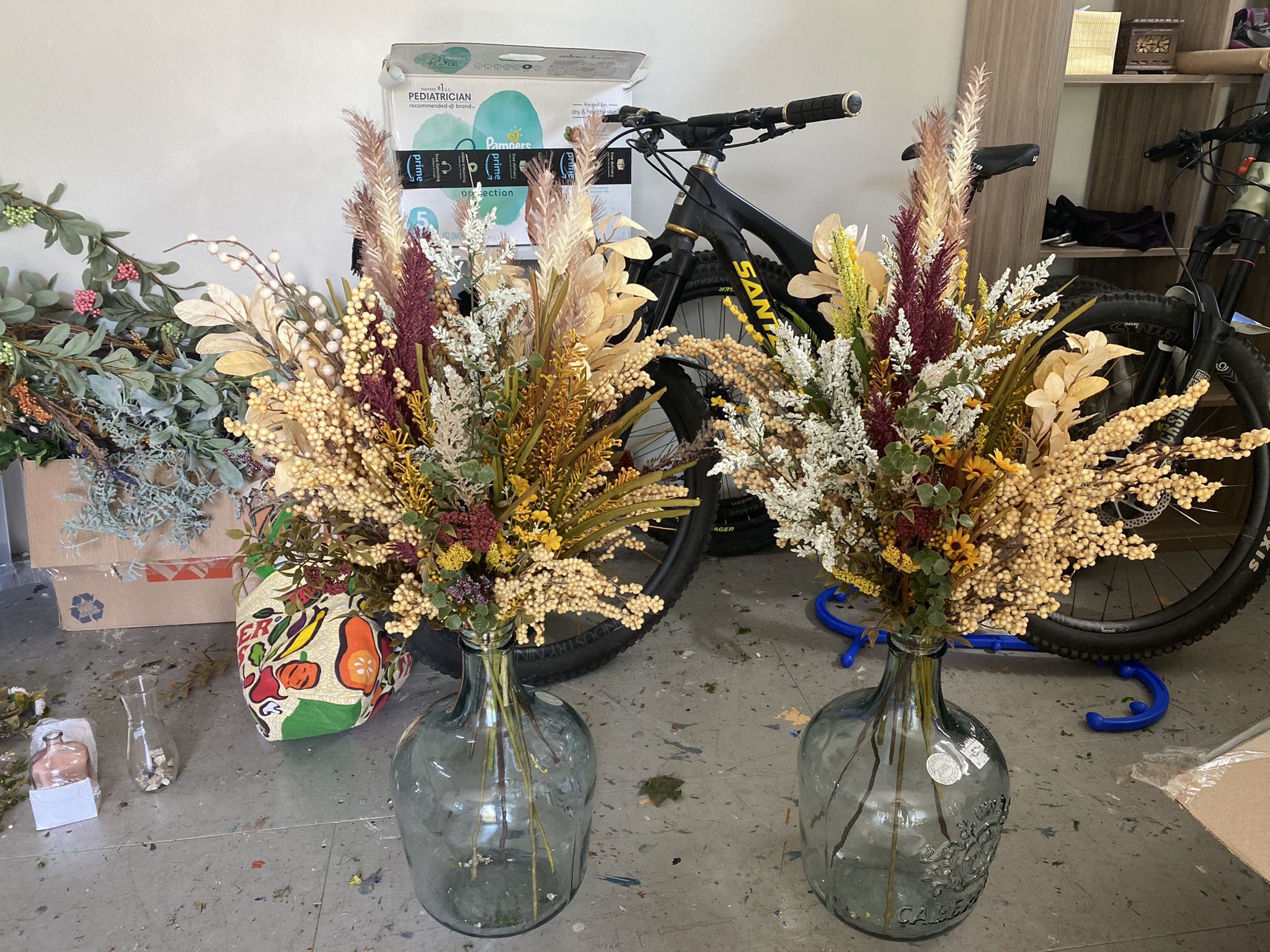 Faux Flowers Wedding Decor