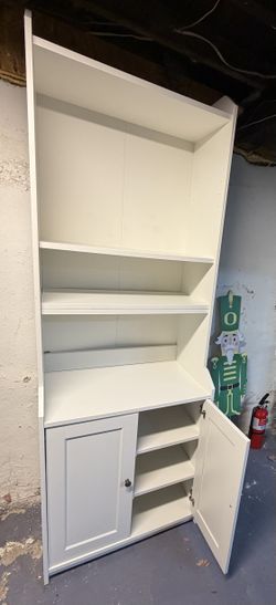 Ikea Hauga High Cabinet with 2 Doors
