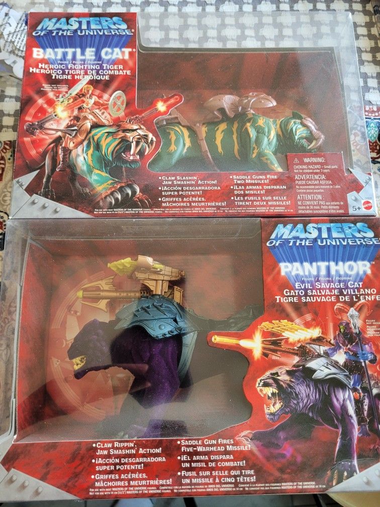 Masters Of The Universe Battle Cat And Panthor $50 Each