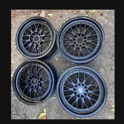 4 - 18x8.5 5x114.3 5x4.5 5x100 5x3.94 Wrx Crosstrek Infiniti G35 G37 Q50 Q60 350z Altima Civic Kia Accord Camry Wheels Rims !!!!!!!!