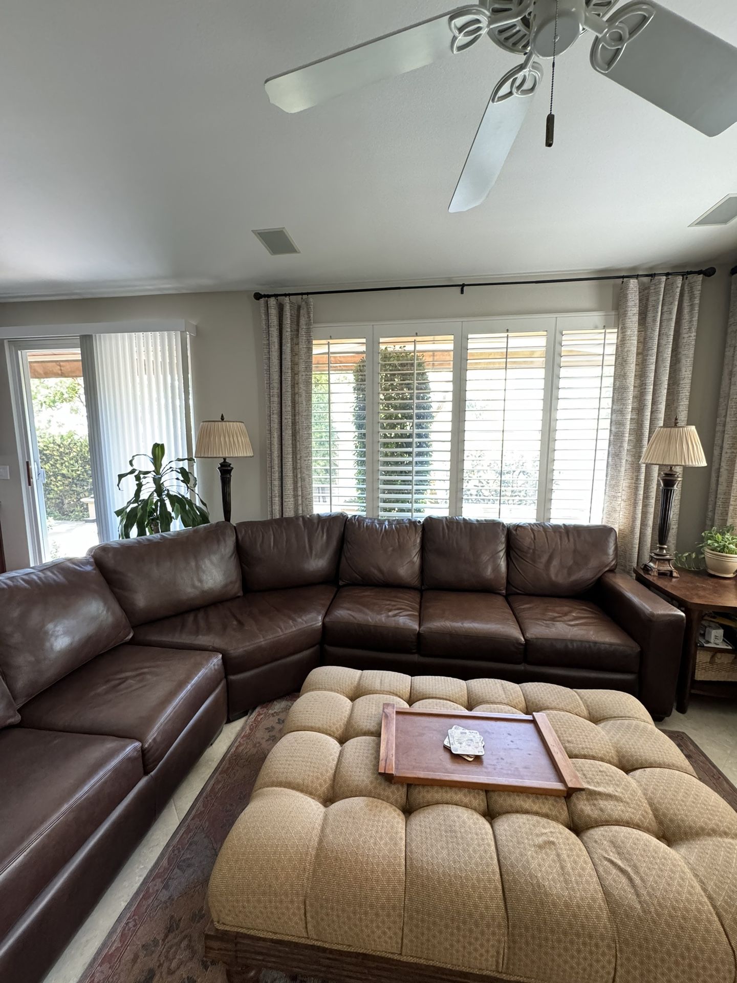 BuildASofa Genuine Chocolate Brown Leather Sofa