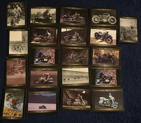 20 Harley-Davidson Motorcycle Trading Card Lot Vintage Bikes Racing History
