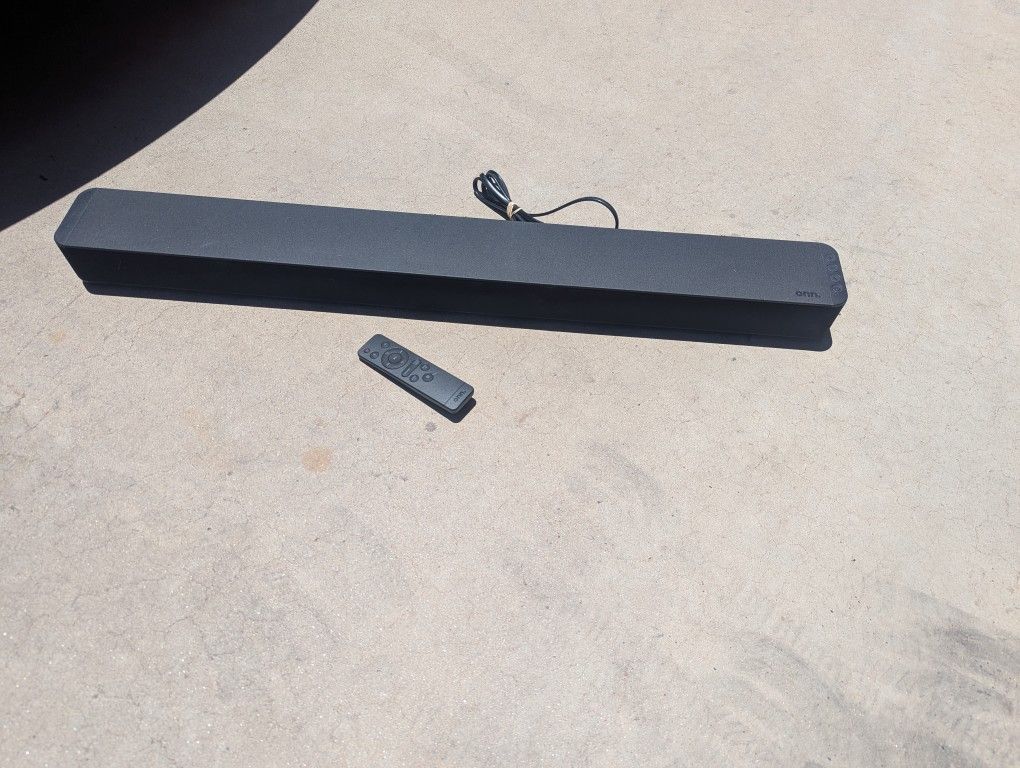 Onn Soundbar w/Built-in Woofer & Remote