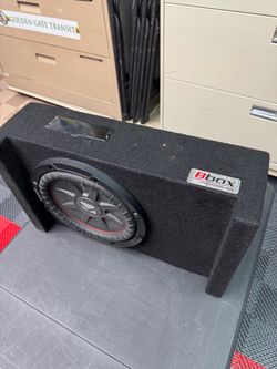 10” Kicker RT sub in a sealed box