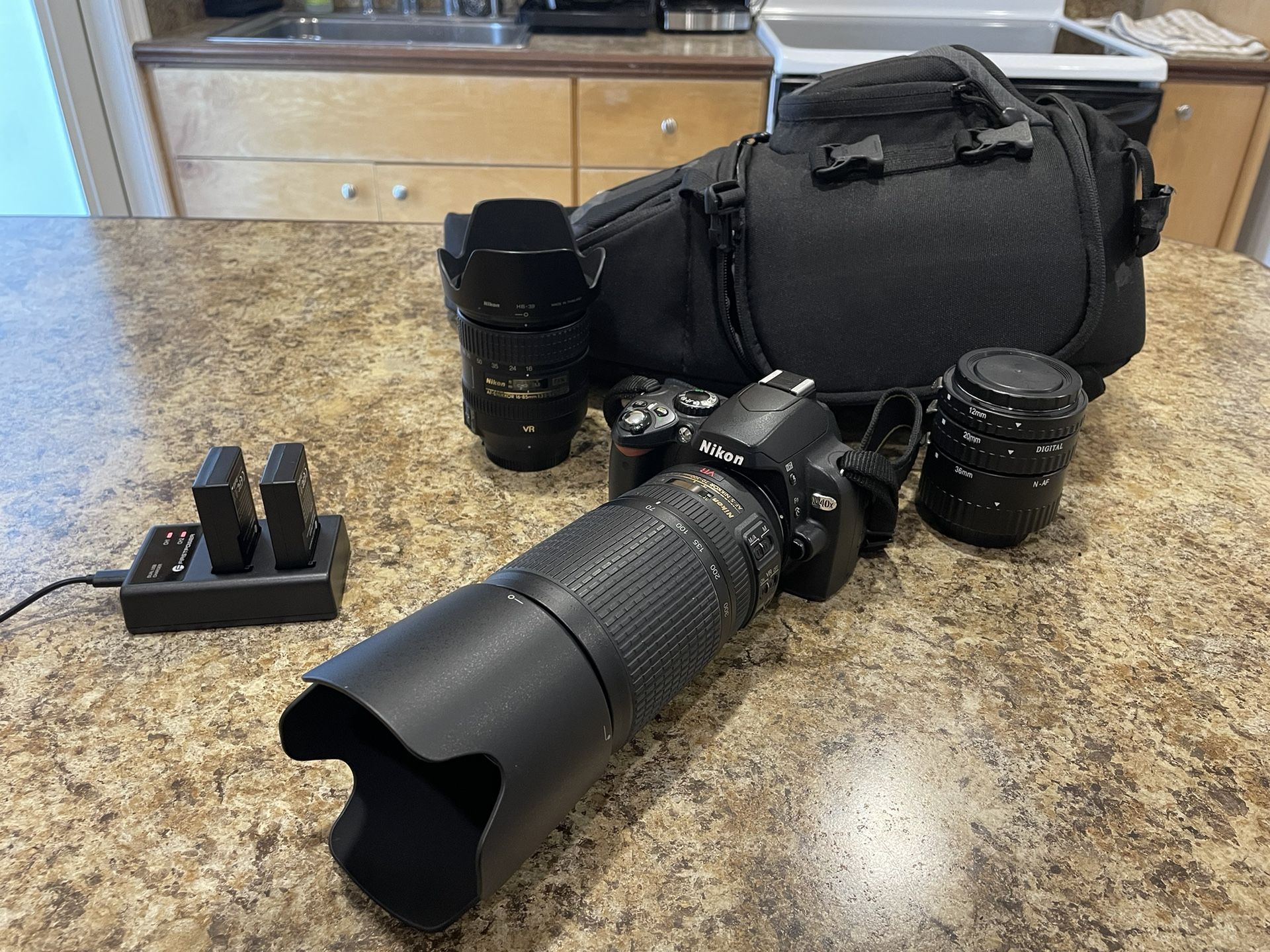 Nikon D40X Camera With Lenses