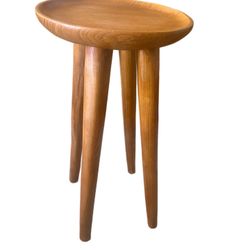 Mcm Style Wood 4 Leg Side Table Stand Plant Stand Dual Purpose 