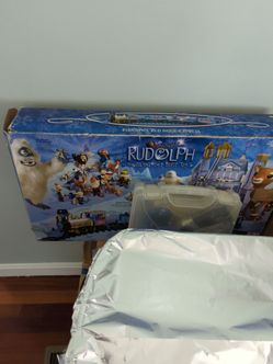 Rudoph Red Nose Raindeer Misfit Toys Train Set in box