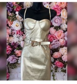 Medium gold party dress