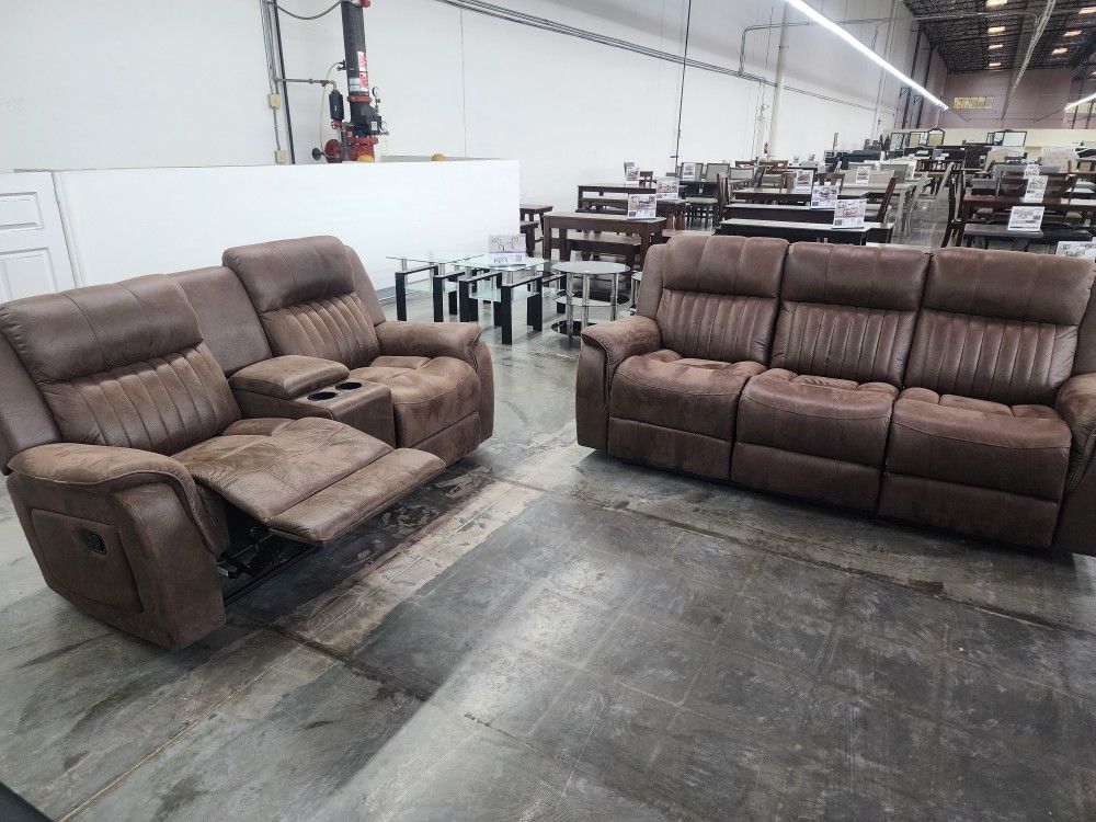 New Manual Recliner Sofa set