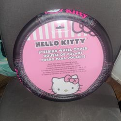 Pink Hello Kitty Steering Wheel Cover