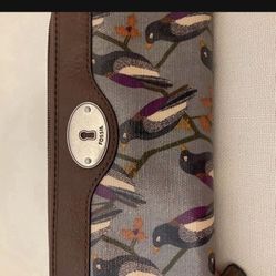 NEW Fossil Brand Wallet With Leather 