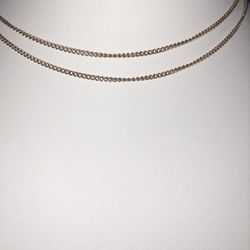 Neckless Chain Soviet Gold 583 Karat, 24” ID4.8
