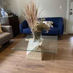 Glass Stone Tessellated Coffee Table