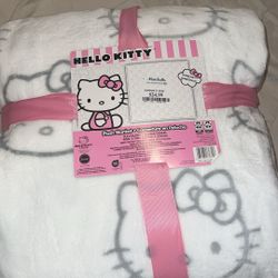 Hello Kittt Full/queen Blanket 