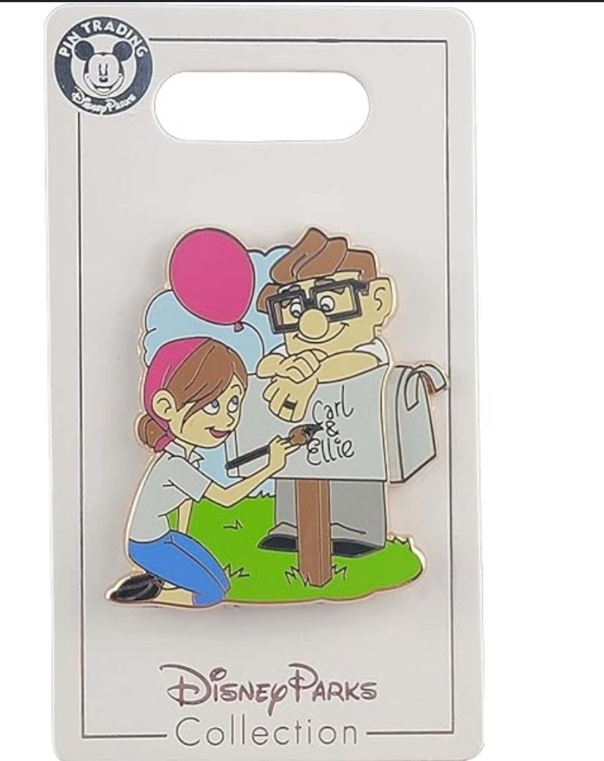 Disney Pixar Up Carl And Ellie Wedding Pin