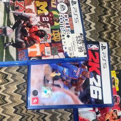 Ps5 With Controller And Games 