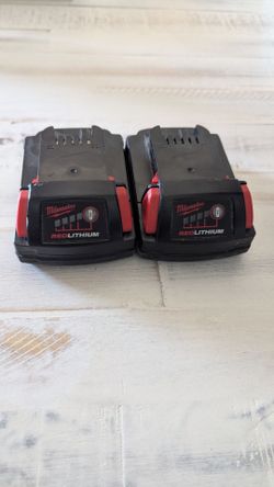 Milwaukee 2.0 AH Battery Packs