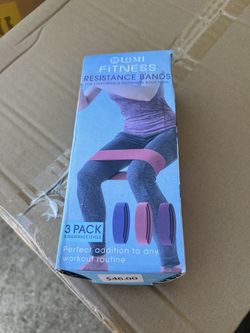 Lomi Fitness Resistance Bands For Exercising And Tightening Body Parts 3 Pack