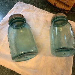Perfect Mason Aqua Blue Jar #2 1(contact info removed) I have 2 of them in this auction