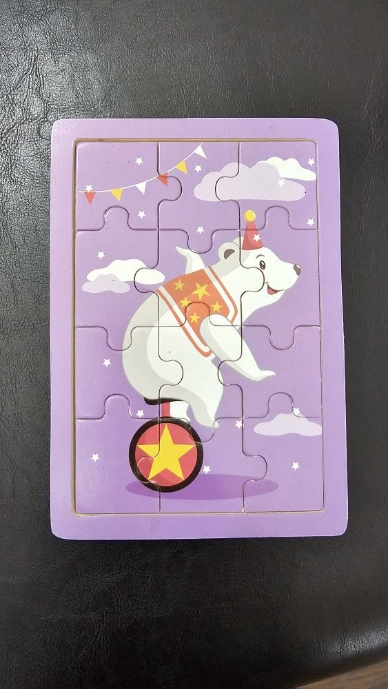 12 Pieces Kids Jigsaw Puzzle, Great Condition