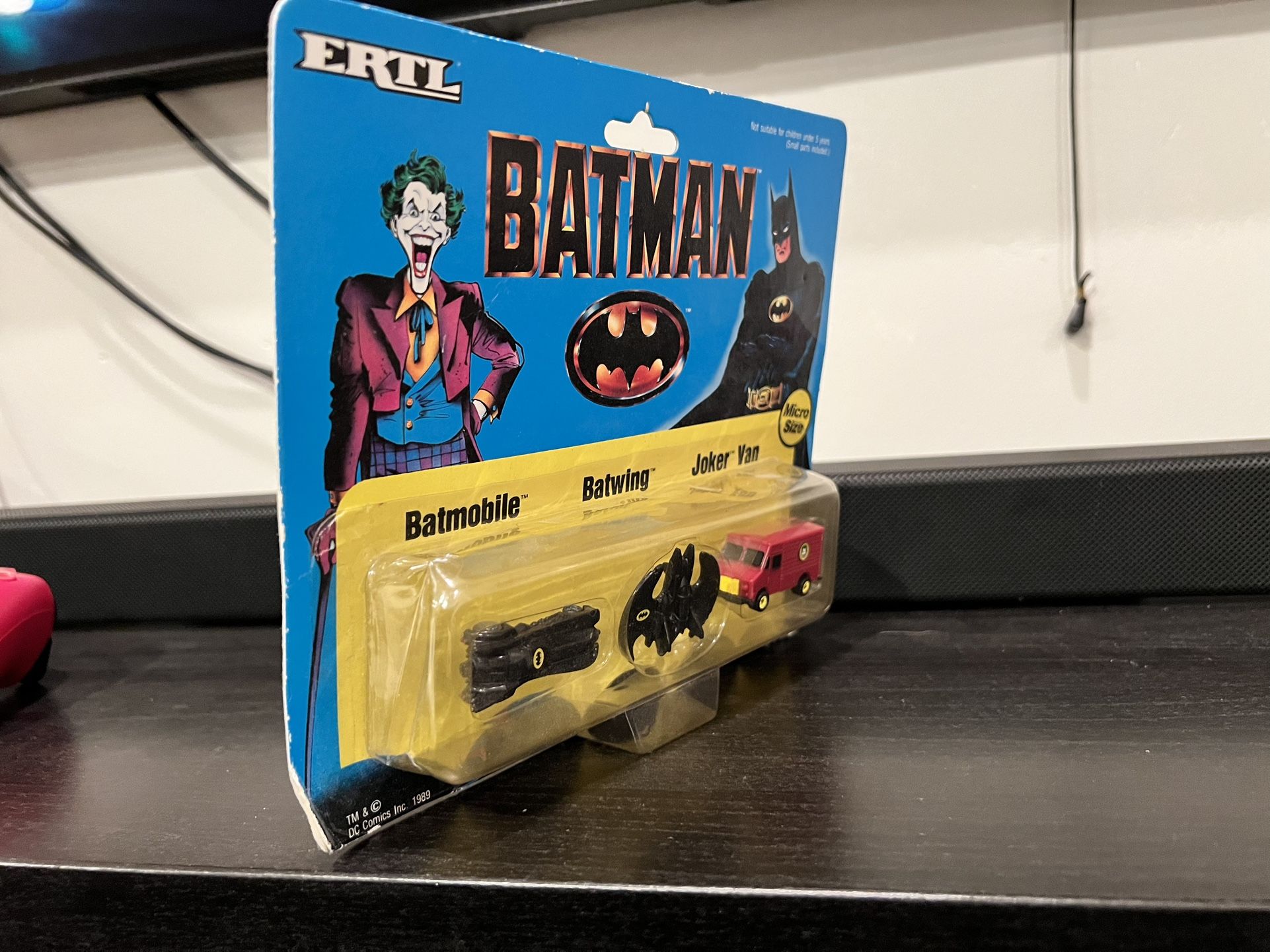Batman Micro Size Batmobile, Batwing, & Joker Van