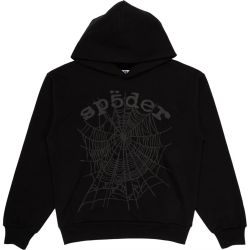 Sp5der OG Web V2 Black Star Hoodie 