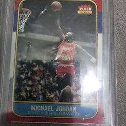 🚨🔥1986 Fleer Michael Jordan Rc PSA 8.5🔥🚨