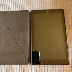 Amazon Fire HD 10 Tablet 10” With Case 