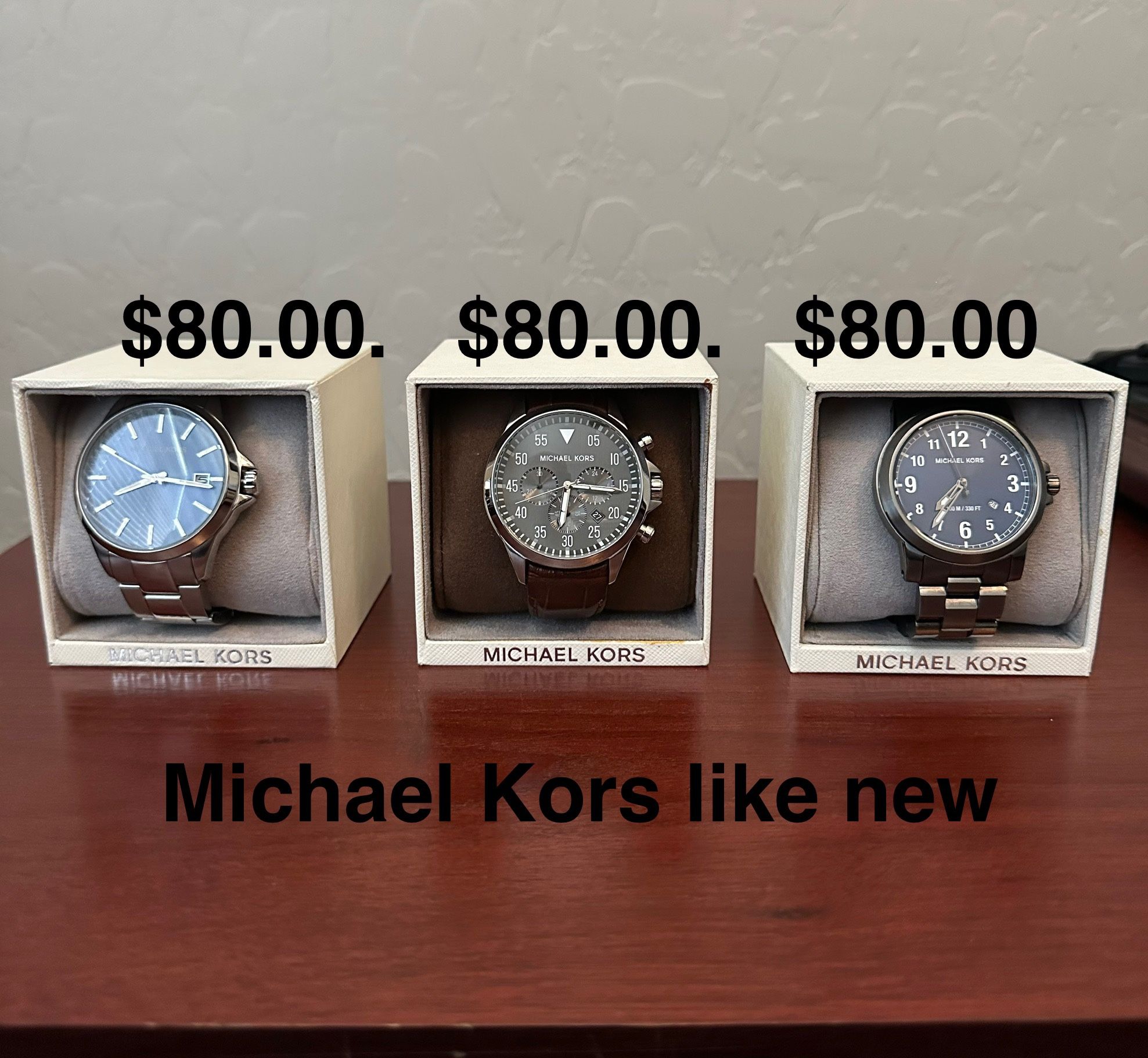 Michael Kors $80.00 Each Like New